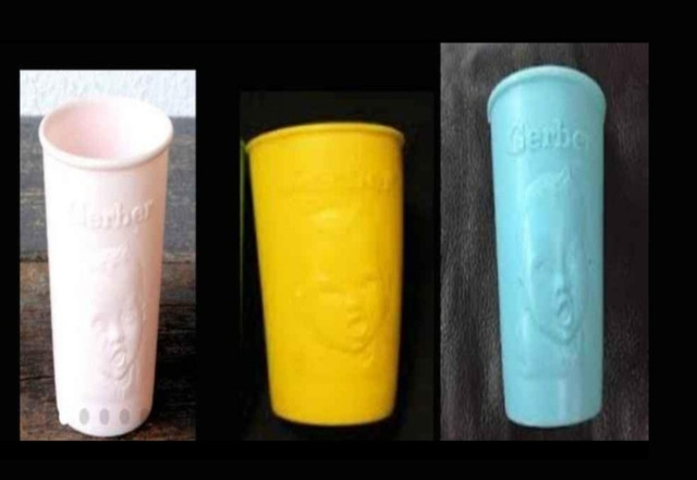 COLLECTIBLE GERBER EMBOSSED BABY CUP LOT in Arts & Collectibles in Kingston