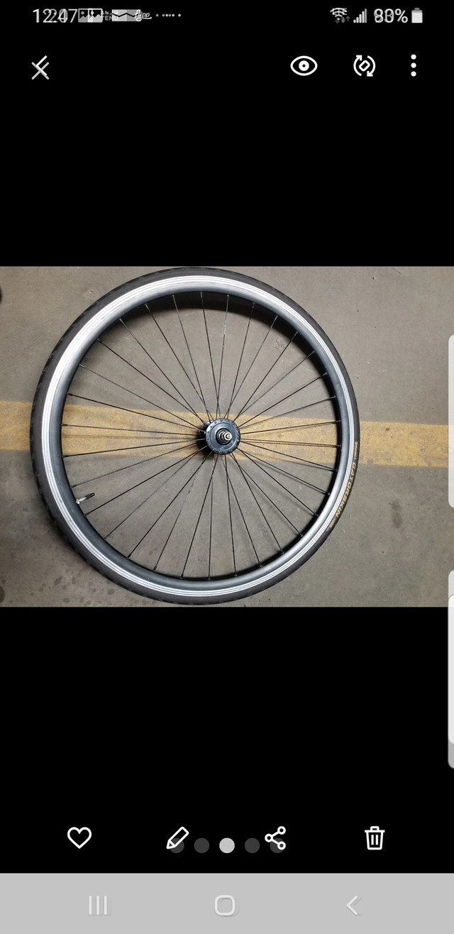 26 inch Aluminum Bike Front wheel 700x23c23x622 dans Châssis et pièces  à Ville de Toronto - Image 4