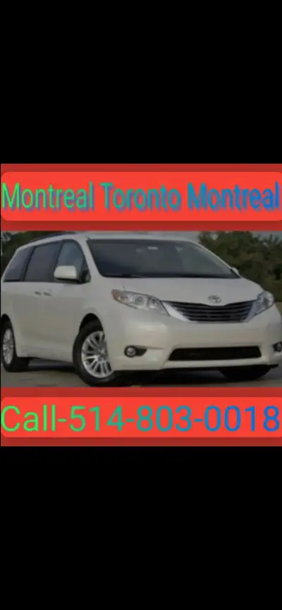 EXPRESS.RIDESHARE - TORONTO TO MONTREAL-514-803-0018, View more
