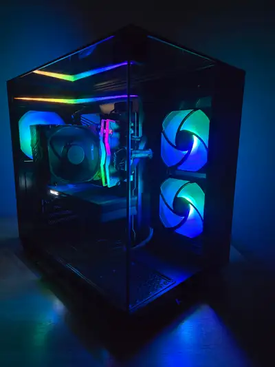 ARGB AMD/Intel Gaming/Creator PC - AMD Ryzen 7 5800XT+ARC B580, View more