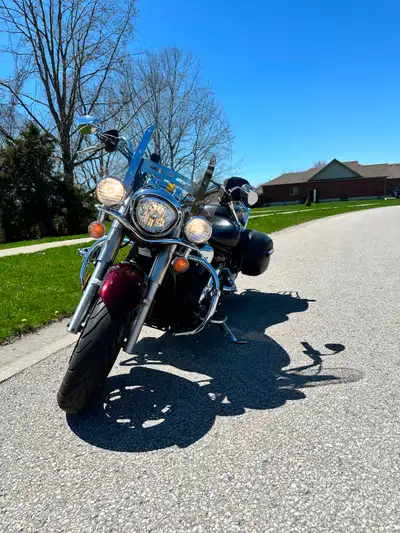 Yamaha Vstar Touringl. Excellent condition. One owner, hard leather bound side bags, windshield, flo...