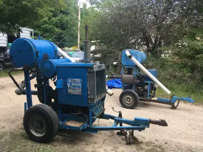 Hello, I have for sale 2 Stationary diesel mobile motors with self-priming pumps. They both have whe...