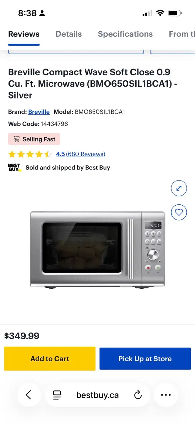 Breville Compact Wave in Microwaves & Cookers in Oakville / Halton Region - Image 5