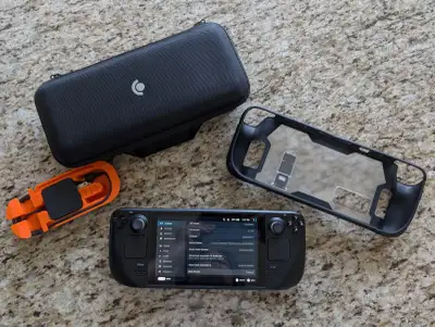 Valve Steam Deck LCD 1tb (1000gb) NVME + screen protector + case, View more