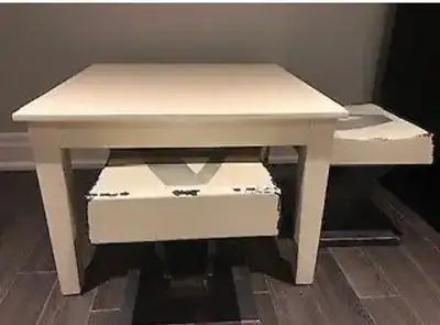 Premium Solid Wood Kids Play Table & Toy Bin End Table, View more
