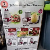COMMERCIAL FOOD PROCESSOR --3L R2 ROBOT COUPE