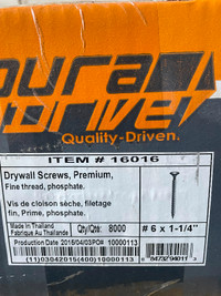 Full box  of drywall screws 1”1/4