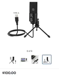 FIFINE USB Microphone,Recording Microphone 