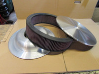16 Inch K&N Filter Assembly with 2 inch drop for 4 barrel carb