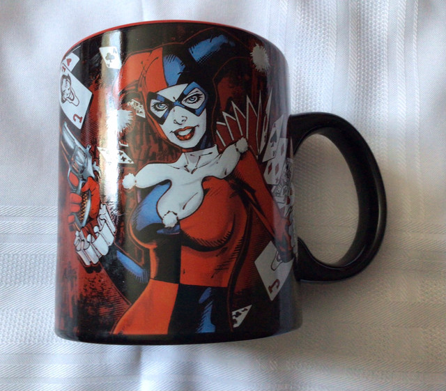 Oversized  Harley Quinn mug-$ reduced in Arts & Collectibles in Thunder Bay