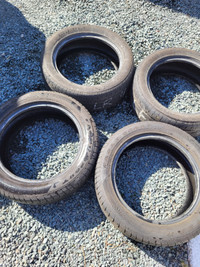 Four 225/55/R18 tires
