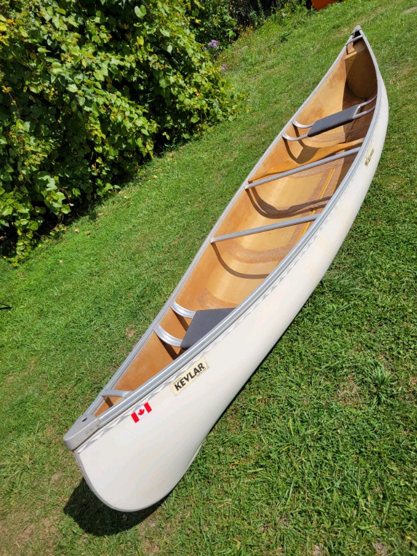 15ft Kevlar Scott Wilderness Canoe with Cover Canoes, Kayaks