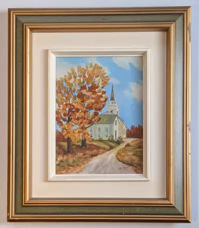 "Septembre a Neubois" Jeanne Hafner Oil Painting - Canadian Art, View more