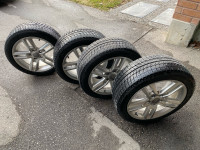 4 Audi OEM 17” rims with Michelin on