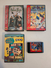 Sega Genesis / GEN - Lot de 4 jeux originaux