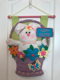 Happy Easter Hanging Wall Décor Cloth  (2) $7.50 each