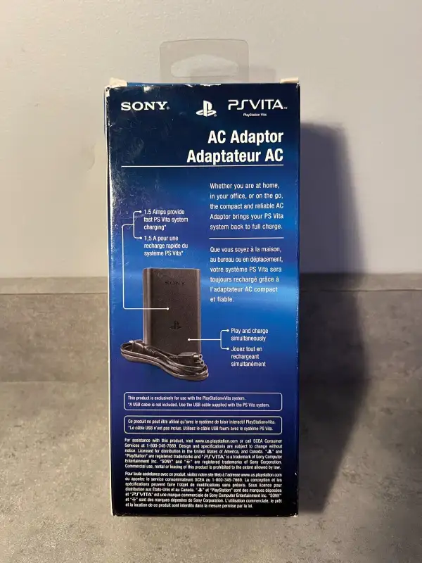 OEM PSVITA Sony Playstation PS VITA 1000 OLED Charger in BOX cib in Sony PSP & Vita in City of Toronto - Image 3