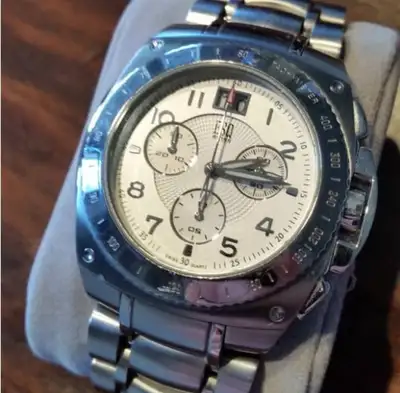 Movado ESQ E5414 7301091 Stainless Swiss Quartz Chrono Watch, View more