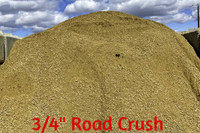 Road Crush, Sand, Washed Rock & Limestone Available for delivery