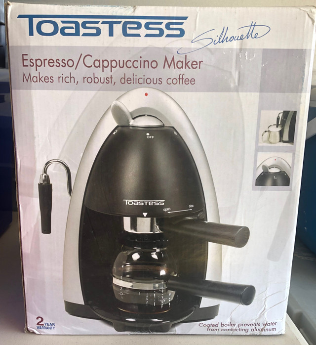 Toastess Silouette Espresso Cappuchino Maker New in Coffee Makers in North Bay