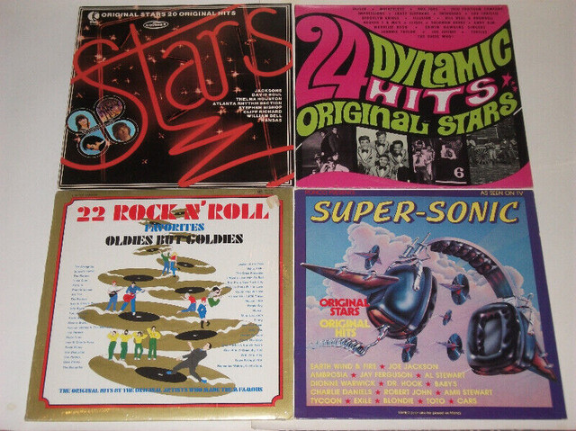 Compilations anglophones - 4 vinyles 4XLP dans CD, DVD et Blu-ray  à Ville de Montréal