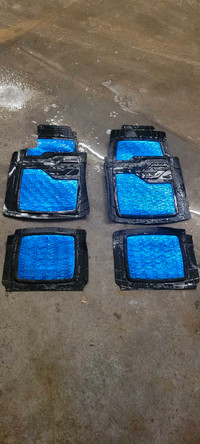 Rubber floor mats