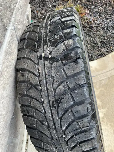 I have 2 225/65/17 winter tires for sale. Good shape with a season or two left on them. 1 is a Yokoh...