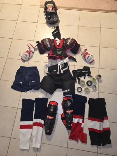 Kids hockey equipment - $50, View more