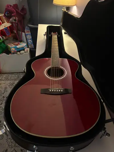 Acoustic Guitar & Takamine Hard Case, View more