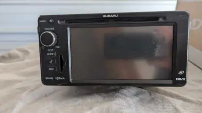 Hard to find Subaru OEM touchscreen navigation radio head unit. Great upgrade to put into a Subaru t...