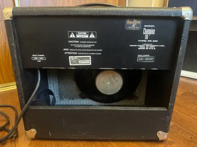 Fender Champion 110 25-Watt Solid State Amplifier in Amps & Pedals in Mississauga / Peel Region - Image 3