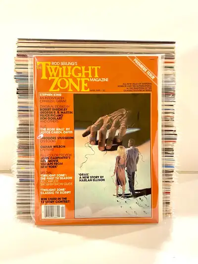 51 issues of The Twilight Zone Magazine staring with the very first issue in April 1981 to April 198...