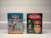 VHS Rocky & Bullwinkle 5 set Capitaine scarlet DVD set