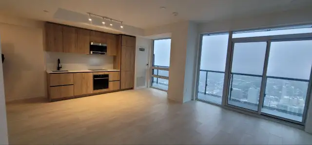 Master bedroom with private bathroom in a luxury condo for rent