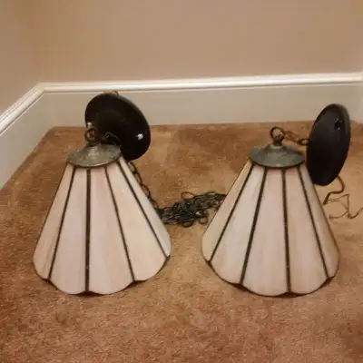 Vintage Tiffany Style Hanging Light, View more