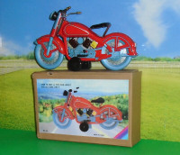Motocyclette / Vintage / Rouge