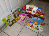 Toys from vtech,leapfrog,Fisher Price ,Spin Master