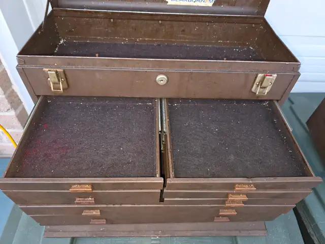 Kennedy 7 Drawers 2 Bay Machinist Tool Chest No Keys It Has Lock in Tool Storage & Benches in Windsor Region - Image 6