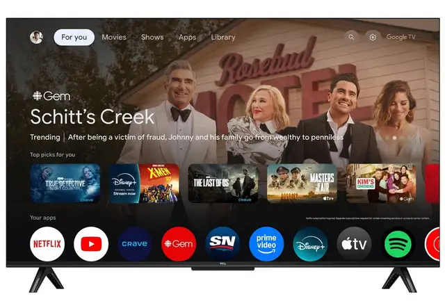 Télévision LED 43'' 43S45K 4K ULTRA UHD GOOGLE Smart TV TCL in TVs in Laval / North Shore - Image 2
