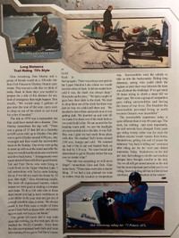 2010 Trail Snowmobile Riding ´70s Style Original Article 