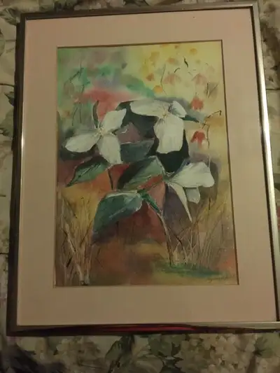 Watercolour bright floral arrangement , View more