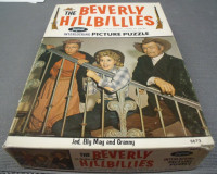 2 VINTAGE JIGSAW PUZZLES (BEVERLY HILLBILLIES & OPEN SPACES)