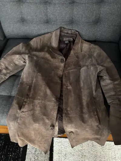 Men’s brown suede jacket, View more