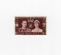 5 UK May 12th, 1937 stamps, commemoratives