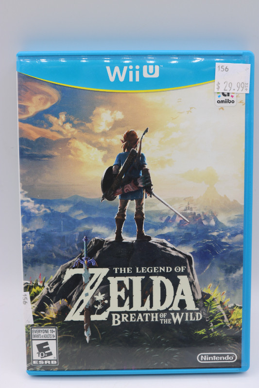 The Legend of Zelda, Breath of the Wild for Wii U (#156) in Nintendo Wii U in City of Halifax