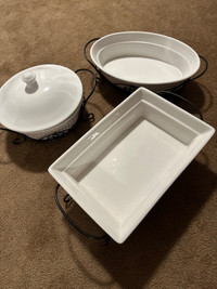 Set of 3 serving dishes
