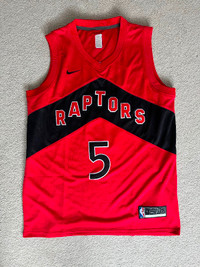 Quickley Raptors Red Jersey (Size Adult L)