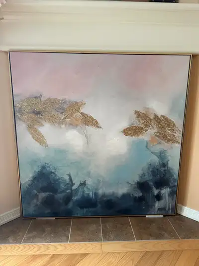 120cm x 120 cm Canvas print Bought from Jysk Pick up only Hampton area Cash please