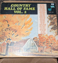 Vintage vinyl, country music hall of fame