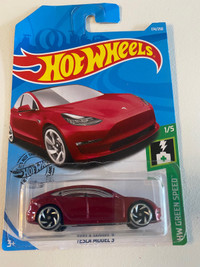 Hot Wheels Tesla Model 3 Red